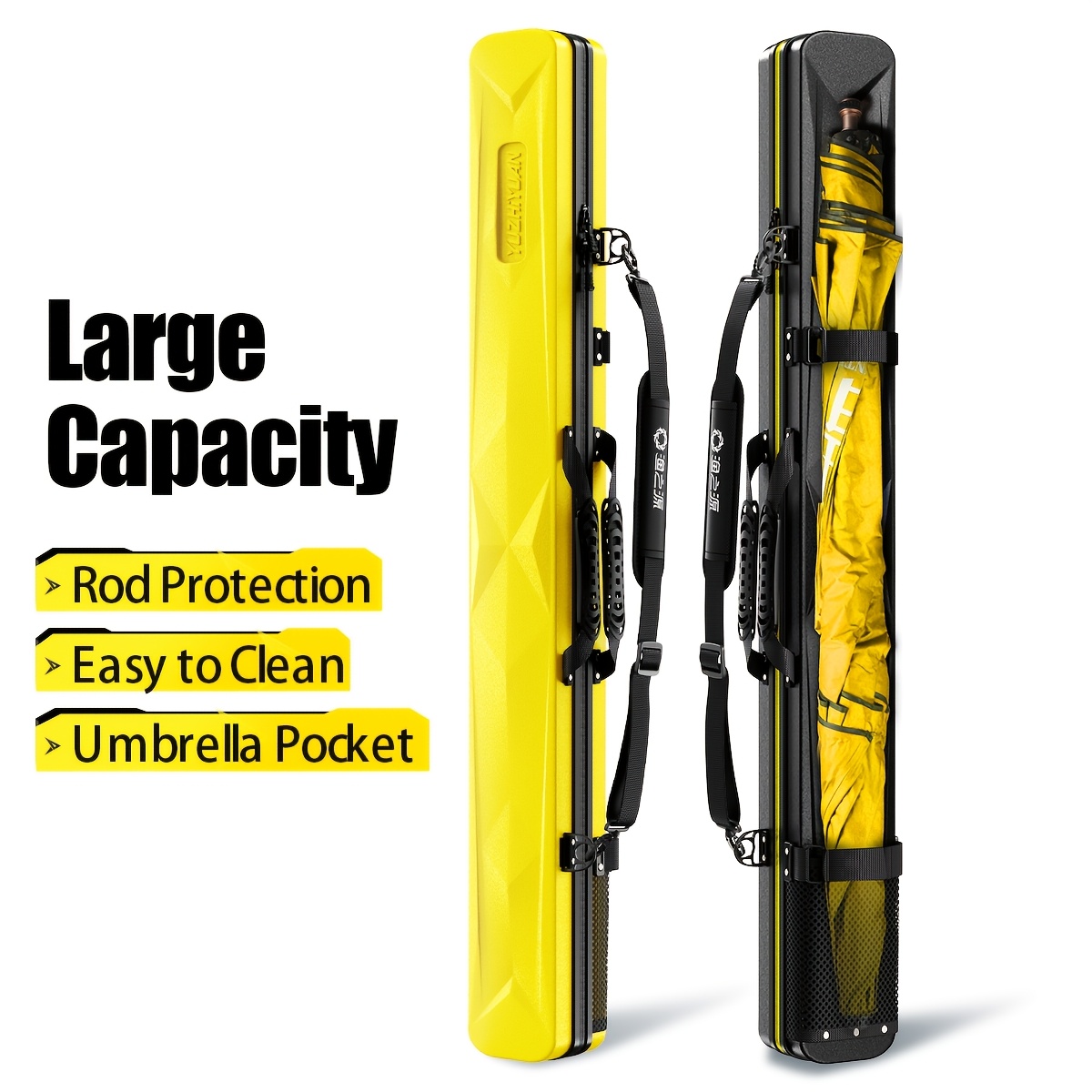 Heavy Equipment Rental - Borsa Rigida per Canna da Pesca