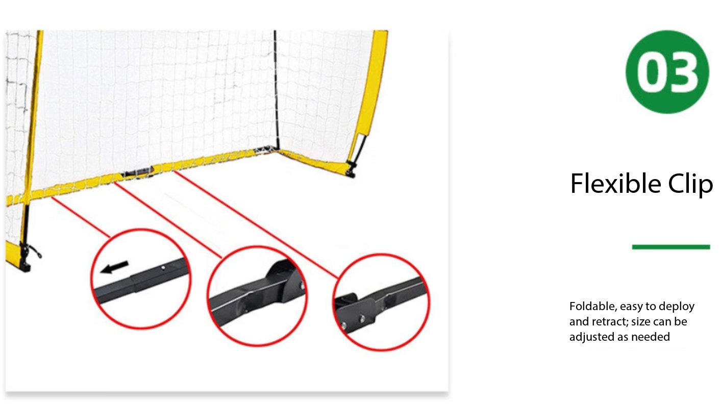 Heavy Equipment Game - Porta da calcio pieghevole portatile 5x2
