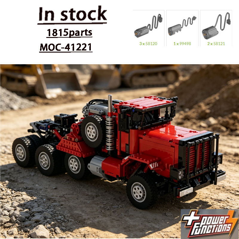 Heavy Equipment Certification - MOC-41221M911 Edizione Rossa Camion Trasporto Macchinari