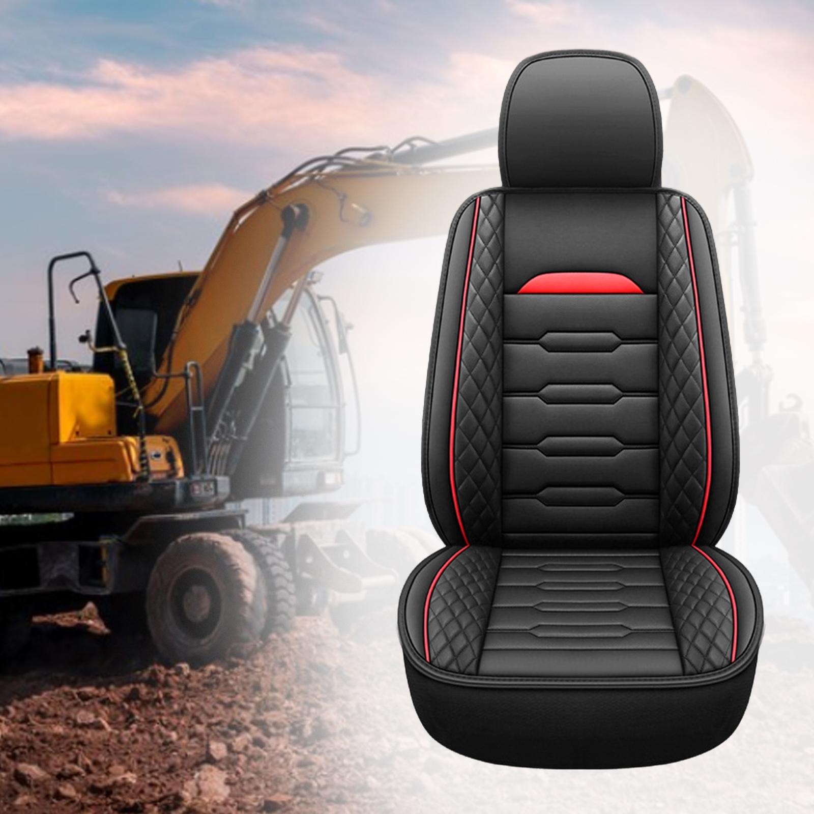 Heavy Equipment Manual - Cuscino per Sedile Escavatore in Pelle