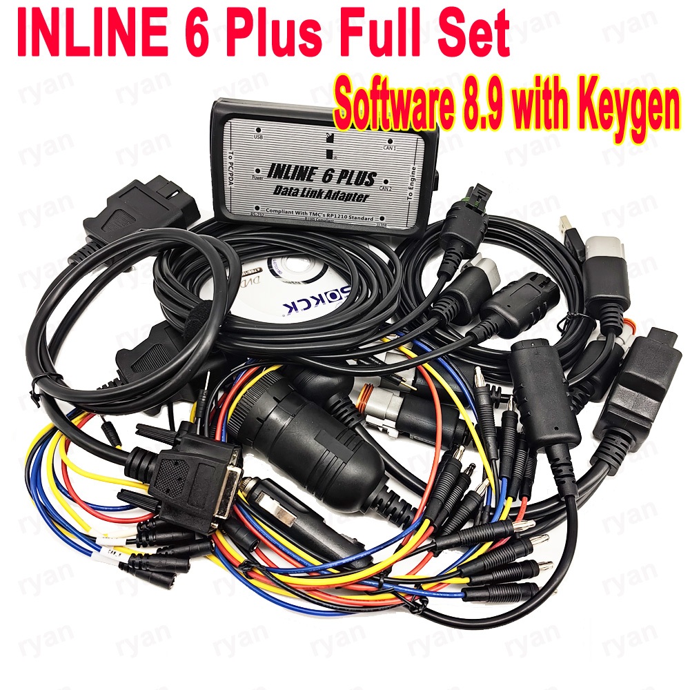 Heavy Equipment Diagnostic Tool - Per Cummins INLINE 6 Plus V8.9