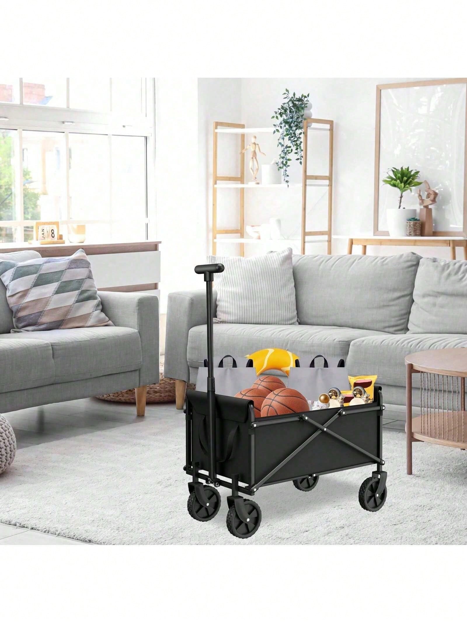 Mini Carrello Pieghevole Nero  - Heavy Equipment Rental recensione e prezzo
