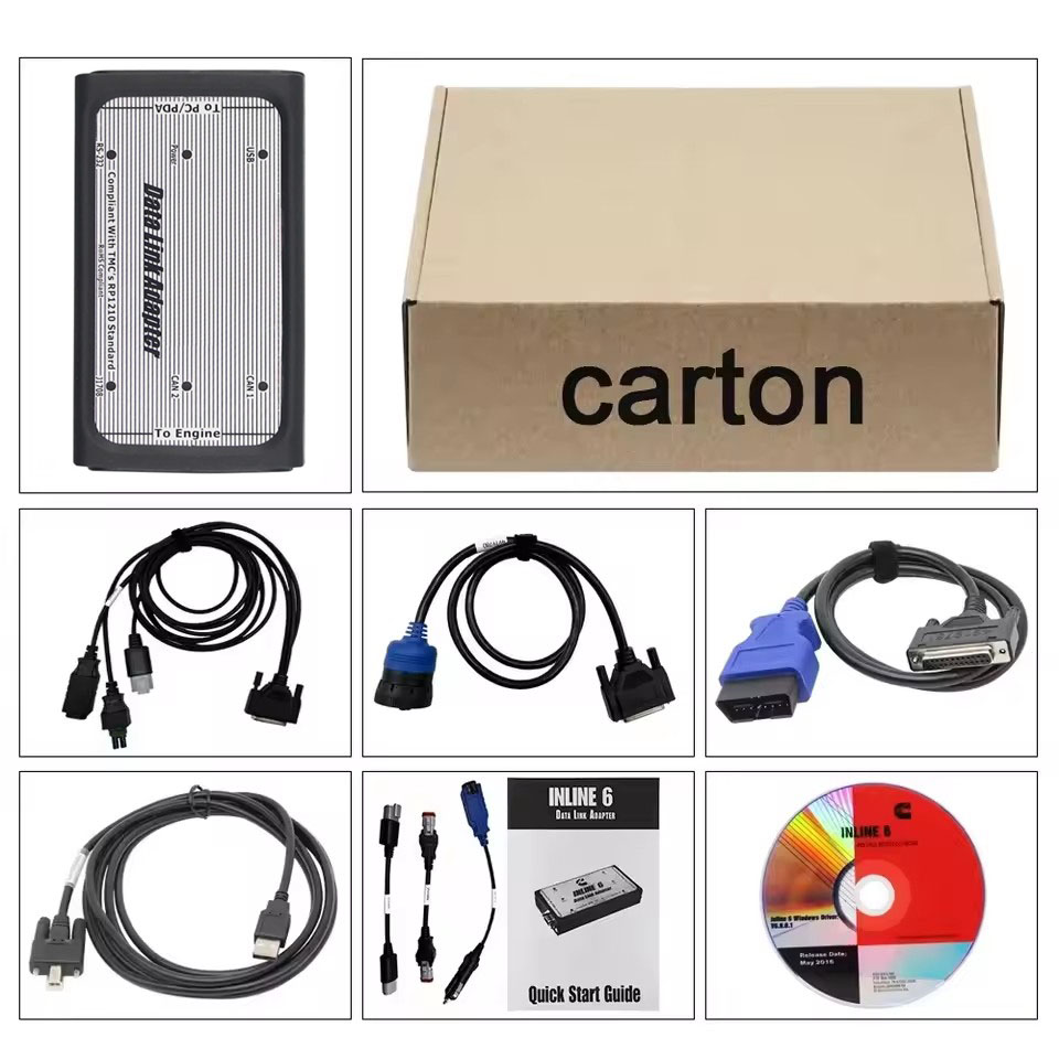 Cavo OBD2 per Cummins INLINE 6 - Heavy Equipment Diagnostic Tool recensione e prezzo